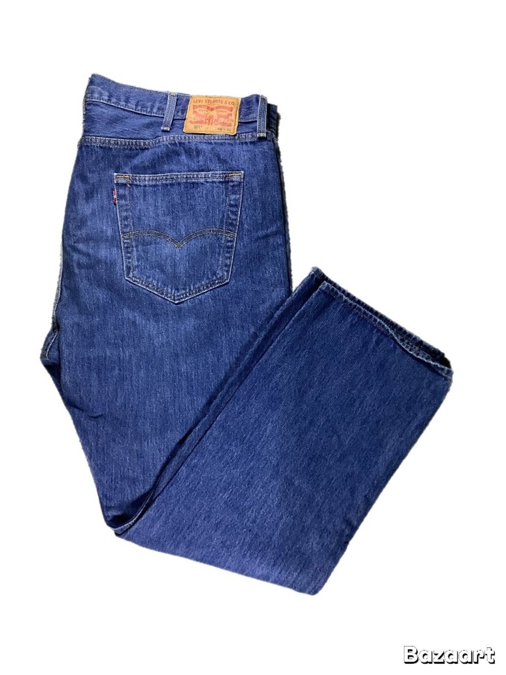 Levi’s 501 Vintage Men's Jeans 44x32 Dark Wash Made in Egypt August 1996